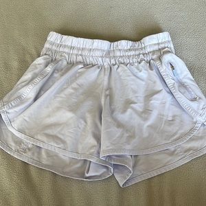 Light blue high rise Hotty hot shorts